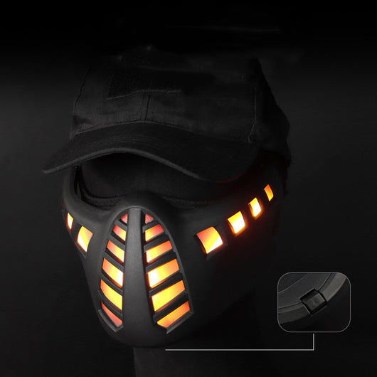 Máscara LED Mitad Rostro Carnaval Halloween - Image 3