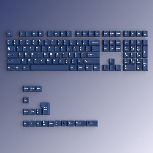 Keycap Grabado en PBT Bicolor Azul con Altura Personalizada
