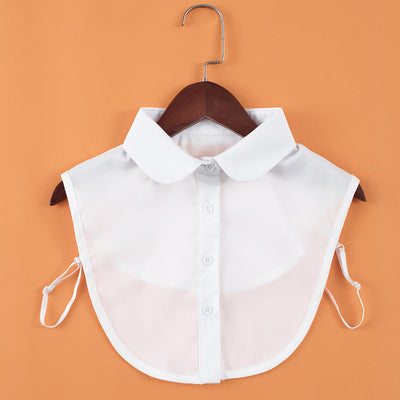Cuello Falso Retro de Algodón con Encaje Desmontable para Mujer - Image 7