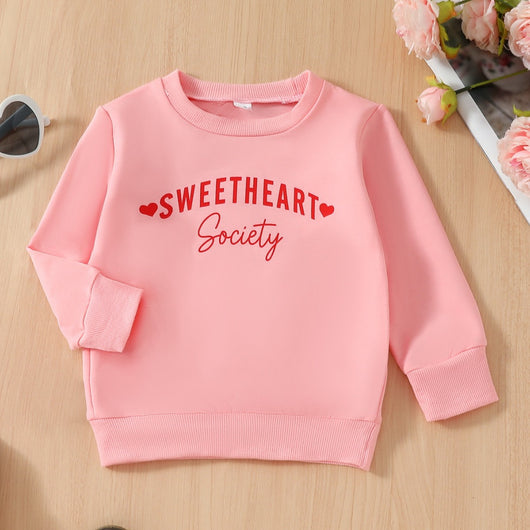 Suéter Estampado con Letras Adorables