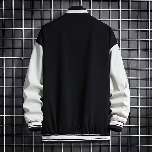 Chaqueta de Béisbol Holgada Estilo Hong Kong para Estudiantes de Secundaria - Image 3