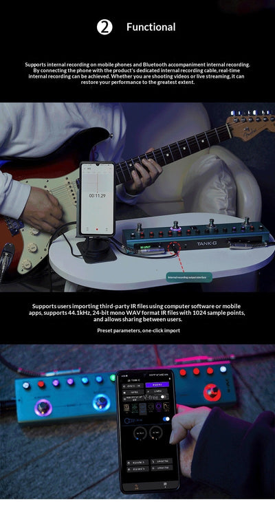 Procesador de Efectos Multiefectos para Guitarra Eléctrica - Image 14