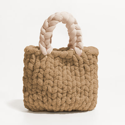 Bolsa Bucket Tejida a Mano para Mujer - Image 10