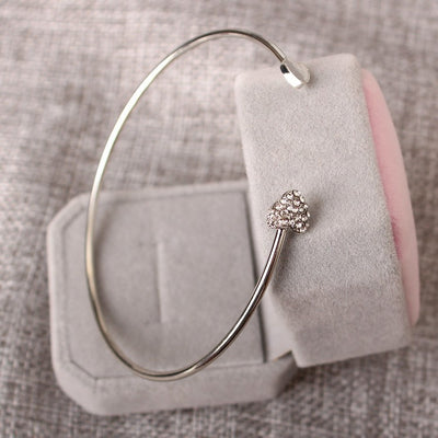 Pulsera Corazón Abierto Diamantes Completos - Joya de Amor - Image 12