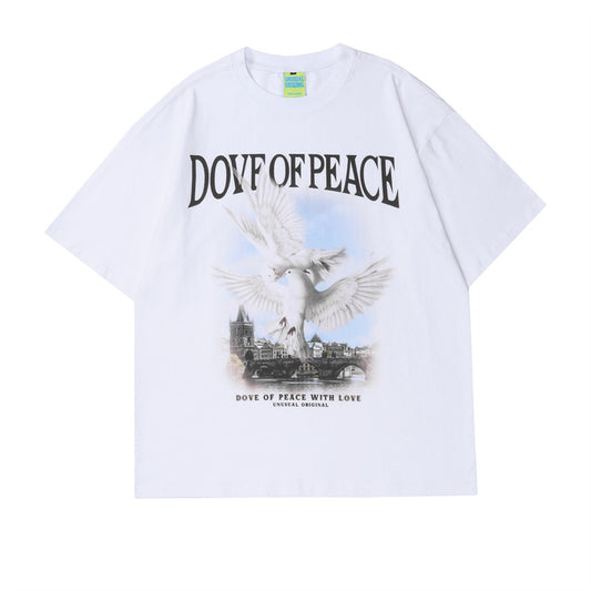 Camiseta Casual Retro Americana para Hombre - Estilo Clásico