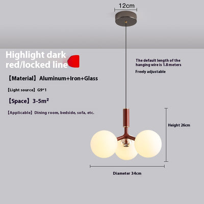 Lámpara Colgante Nórdica para Dormitorio y Sala de Estar - Image 8