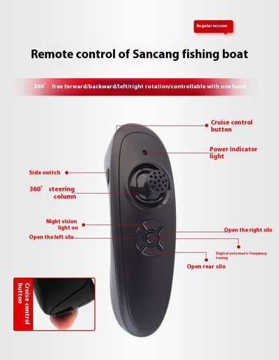Bote de Cebo Inteligente con Control Remoto y Retorno Automático - Image 22