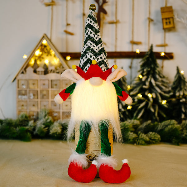 Muñeco Rudolph con Elfo Navideño y Luces LED - Image 4