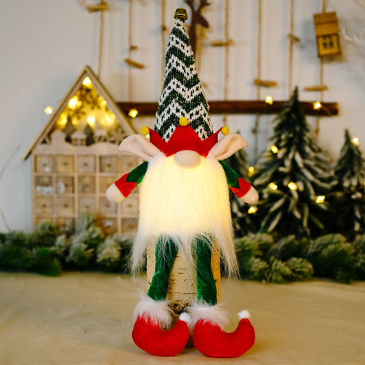 Muñeco Rudolph con Elfo Navideño y Luces LED - Image 4