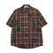 Camisa Manga Corta Tie Dye Cuadros para Hombre