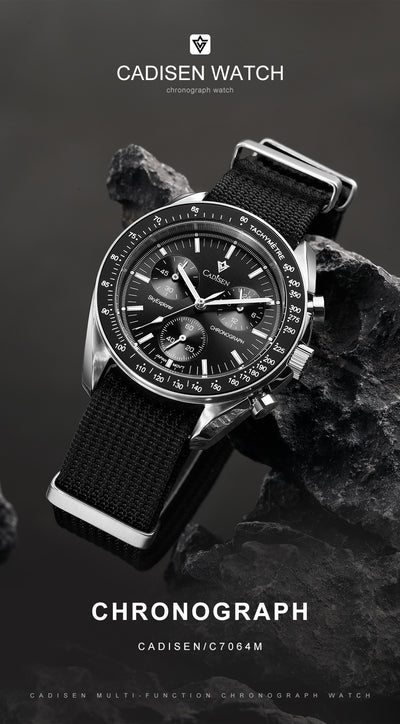 Reloj de Cuarzo Cadisson con Tres Cronógrafos - Resistente al Agua - Image 16