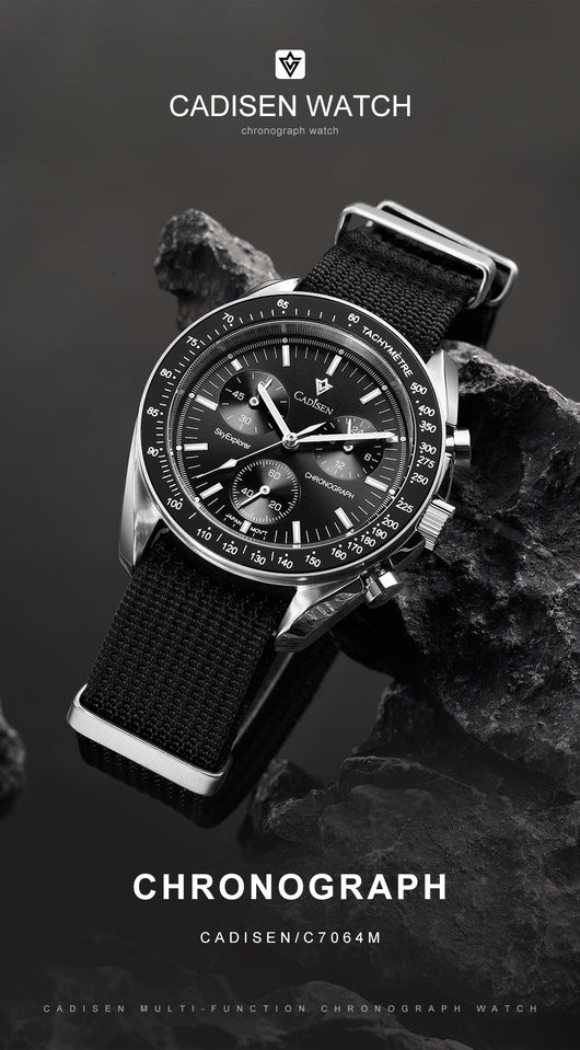 Reloj de Cuarzo Cadisson con Tres Cronógrafos - Resistente al Agua - Image 16