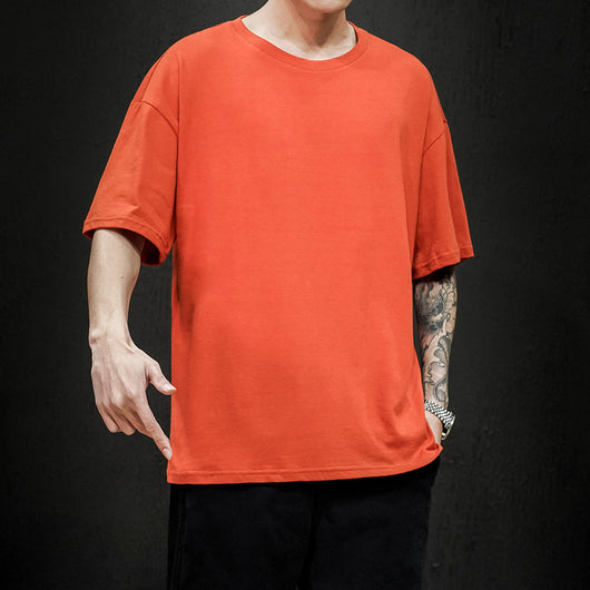 Camiseta Básica de Verano para Hombre - Ajuste Holgado y Transpirable - Image 10