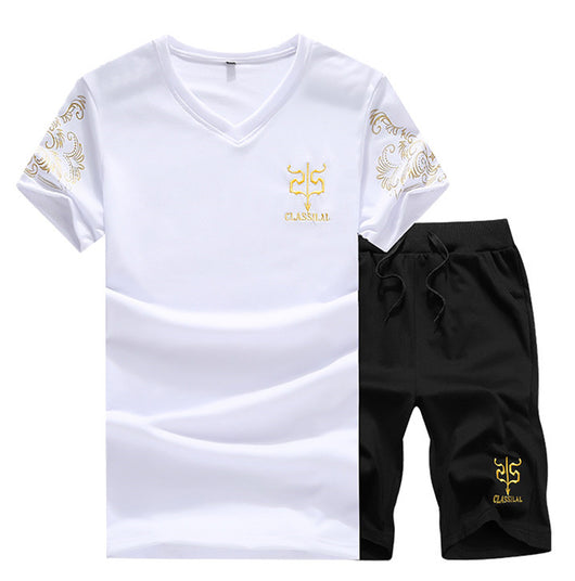 Conjunto Deportivo: Playera y Shorts para Correr y Fitness