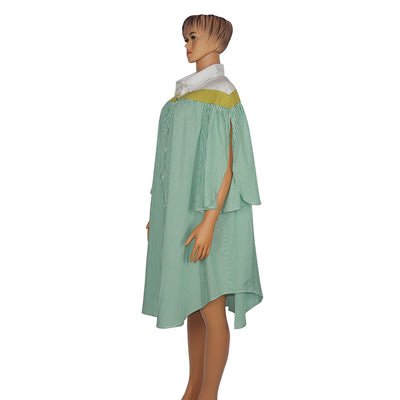 Vestido Camisero Suelto a Rayas para Mujer - Image 16