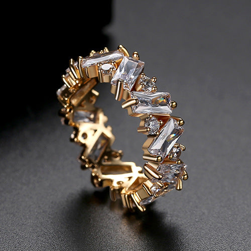 Anillo de Circón Brillante Estilo Europeo y Americano - Image 13