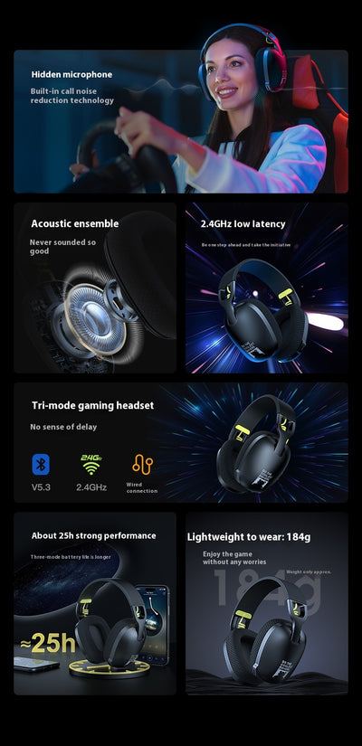 Auriculares Gaming Inalámbricos con Cancelación de Ruido y Bluetooth - Image 11