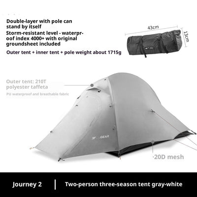 Carpa de Camping Ultraligera Resistente a Tormentas y Viento - Image 9