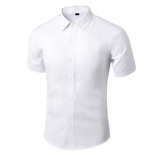 Camisa Casual Blanca para Hombre - Diseño Liso Versátil - Image 12