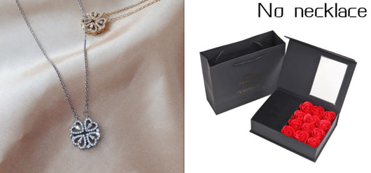 Collar Trébol de Cuatro Hojas Desmontable con Circones - Cadena Corta Multiuso para Mujer - Image 27