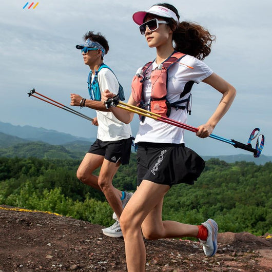 Bastón de Trekking Plegable en Fibra de Carbono