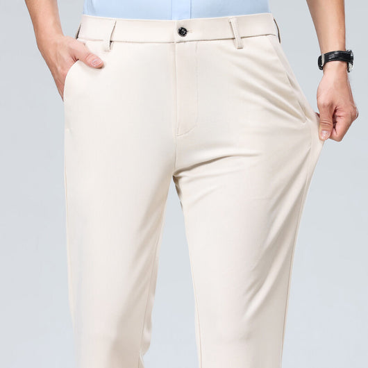 Pantalones Casuales Holgados de Corte Ejecutivo para Hombre - Image 9