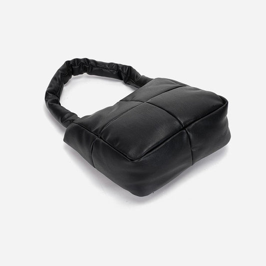 Bolso de Mano Elegante en Cuero Suave con Diseño Acolchado - Image 2