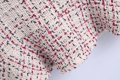 Vestido Patchwork Texturizado con Detalles Bordados para Mujer - Image 17