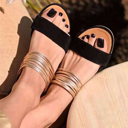 Sandalias Planas Cómodas Talla Grande para Mujer - Image 2