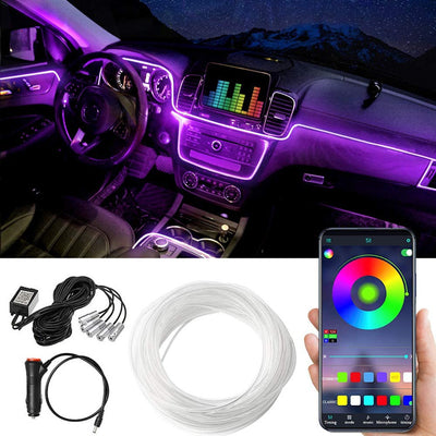 Luz de Ambiente para Auto con Control de Voz 5 en 1 - Image 11