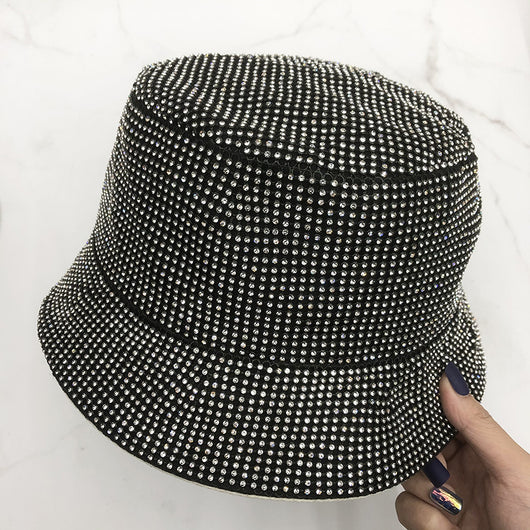Sombrero de Pescador con Strass y Malla Brillante - Image 8