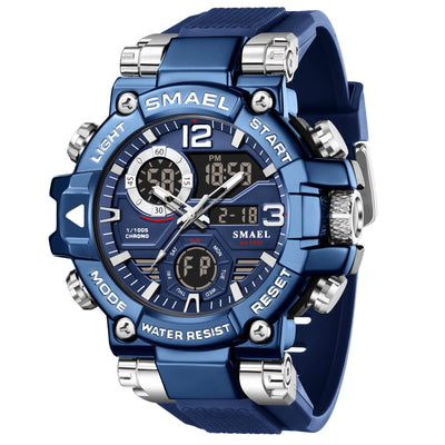 Reloj Deportivo Multifunción Dual Display en Aleación Multicolor - Image 3
