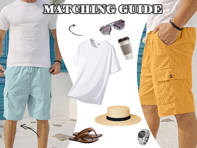 Shorts de Pana para Hombre con Múltiples Bolsillos - Image 25