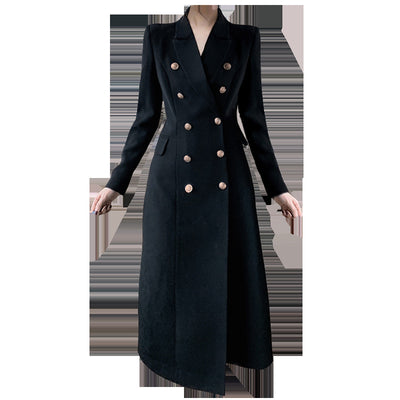 Vestido Blazer Doble Botonadura con Perlas - Elegancia Profesional - Image 5