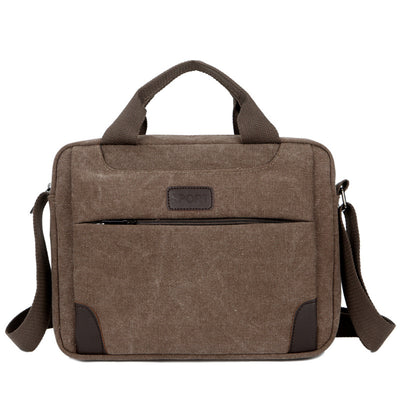 Bolsa Mensajera de Lona para Hombre con Correa Simple - Image 2