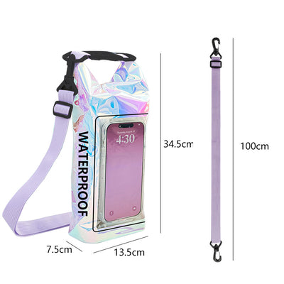 Bolsa Impermeable 2L Multicolor - Mochila Cruzada 2 en 1 para Aventuras - Image 5