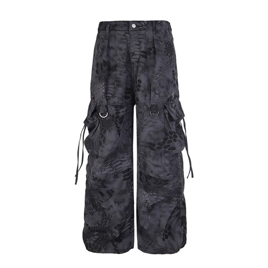Pantalón Recto Ancho Holgado para Limpiar - Image 3