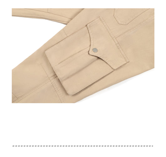 Pantalones Retro Bicolor con Bolsillos y Micro Acampanados - Tendencia Nacional - Image 14