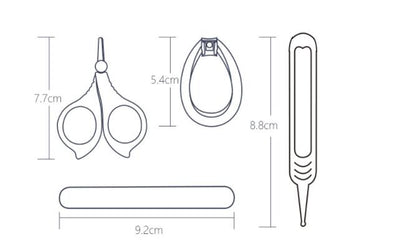 Set de Cortaúñas Redondos para Bebé Recién Nacido - Image 9