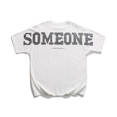 Camiseta Hombre Flores Lazy Suelta Manga Corta - Image 7