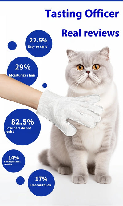 Guantes Húmedos para Limpieza sin Baño - Toallitas Secas para Mascotas - Image 12
