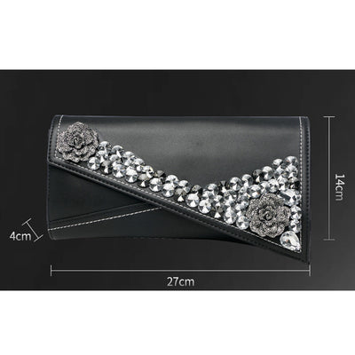 Cartera Clutch Crossbody con Brillantes - Bolso Pequeño Elegante - Image 11