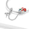 Pulsera de Plata S925 Navidad con Protección Reno y Papá Noel - Accesorios DIY