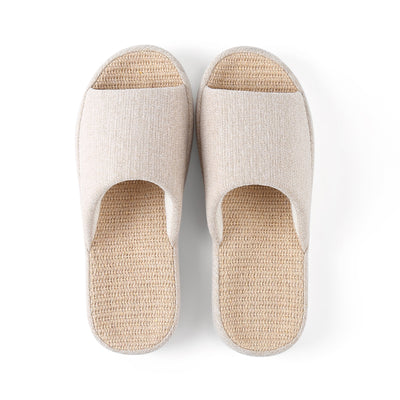 Pantuflas de Algodón y Lino para Parejas - Cómodas Todo el Año - Image 12
