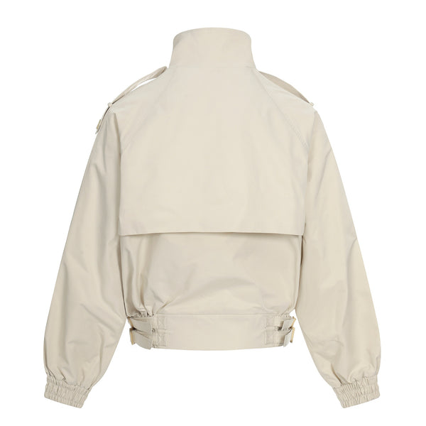 Chaqueta Casual Retro para Hombre con Cuello Alzado