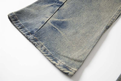 Jeans Flare Desgastados para Hombre - Estilo Vintage Moderno - Image 9