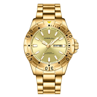 Reloj de Negocios para Hombre con Esfera Grande, Resistente al Agua y Doble Calendario - Image 3