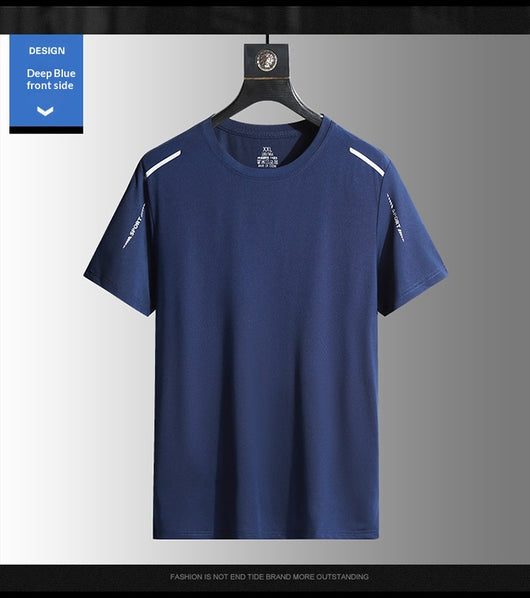Camisa de Verano Hombre Tela Ice-silk Transpirable Manga Corta - Image 27