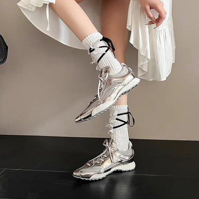 Zapatillas de Boxeo para Mujer con Lengüeta Asimétrica y Suela Gruesa - Image 4