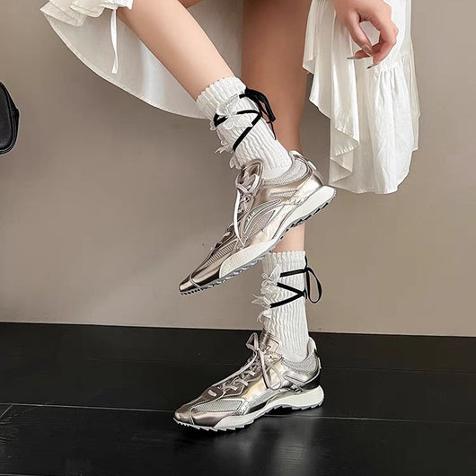 Zapatillas de Boxeo para Mujer con Lengüeta Asimétrica y Suela Gruesa - Image 4
